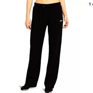Asics fleece pants wide leg XL